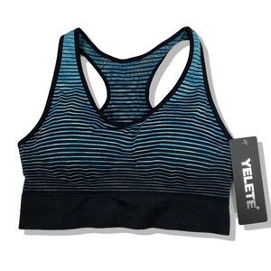 Yelete Sports Bra Racerback Activewear Womens Lrge